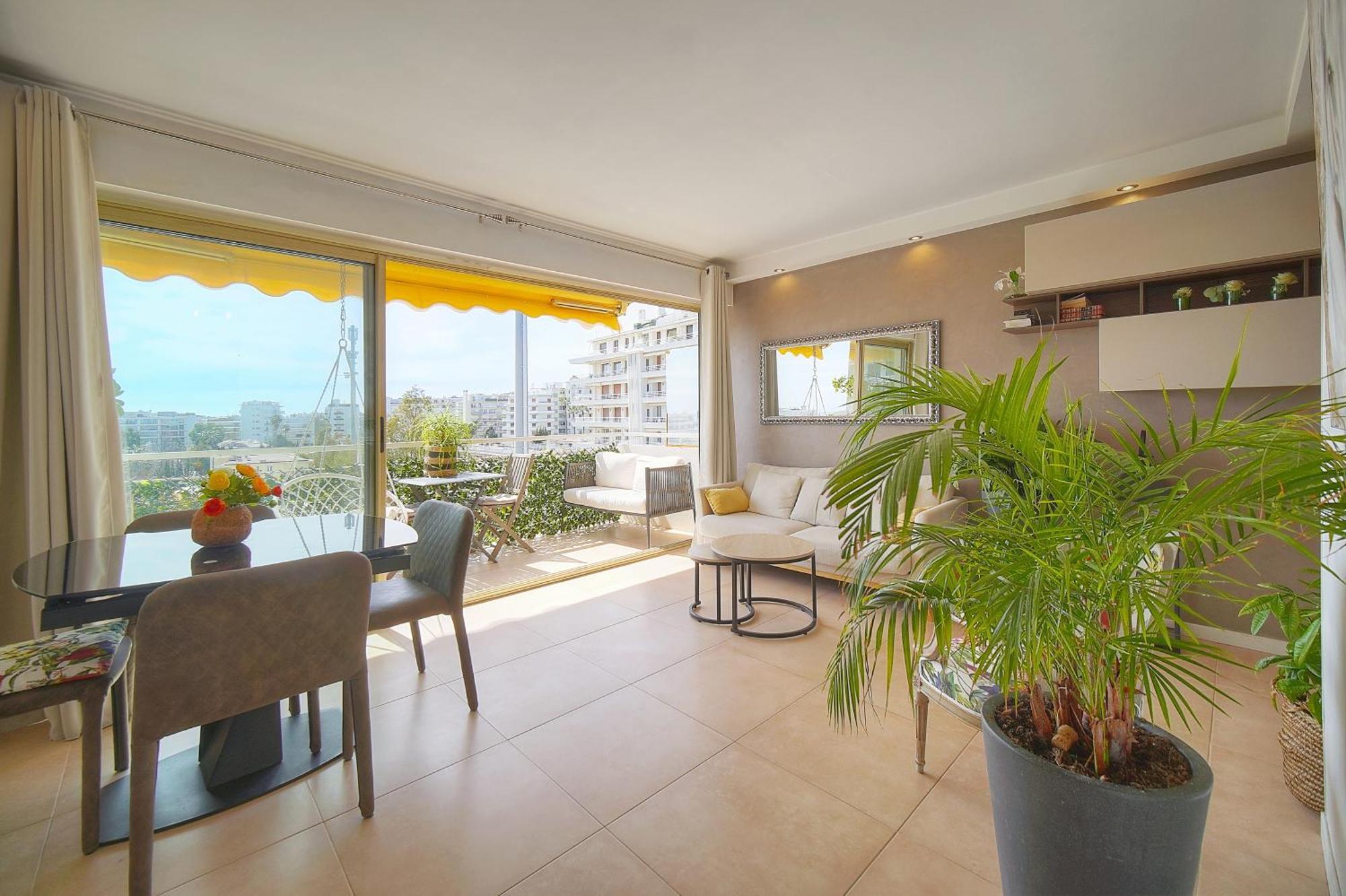Frgk "Etoile Du Sud Terrasse Vue Mer Palm Beach" Кан Екстериор снимка