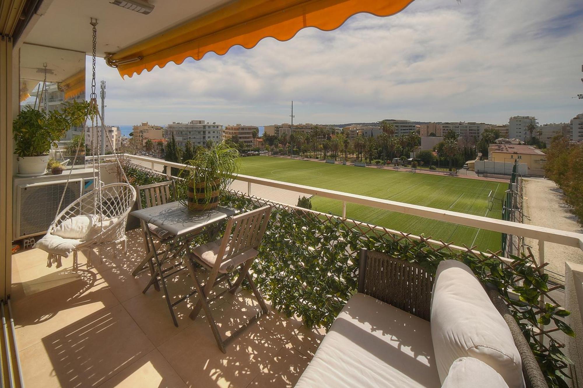 Frgk "Etoile Du Sud Terrasse Vue Mer Palm Beach" Кан Екстериор снимка