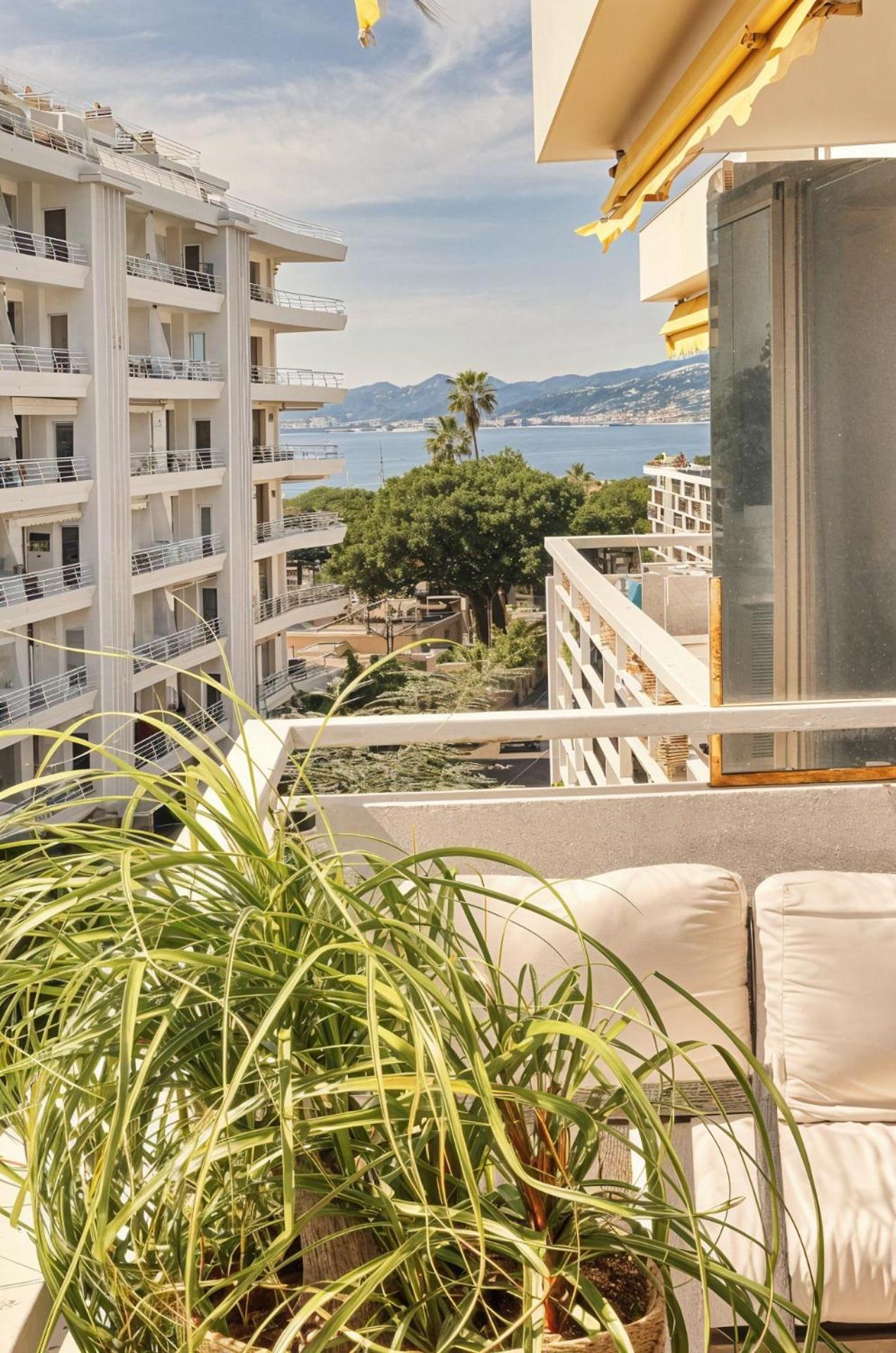 Frgk "Etoile Du Sud Terrasse Vue Mer Palm Beach" Кан Екстериор снимка